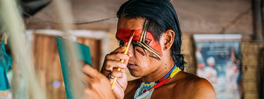 Direitos dos povos indígenas: foto de indígena